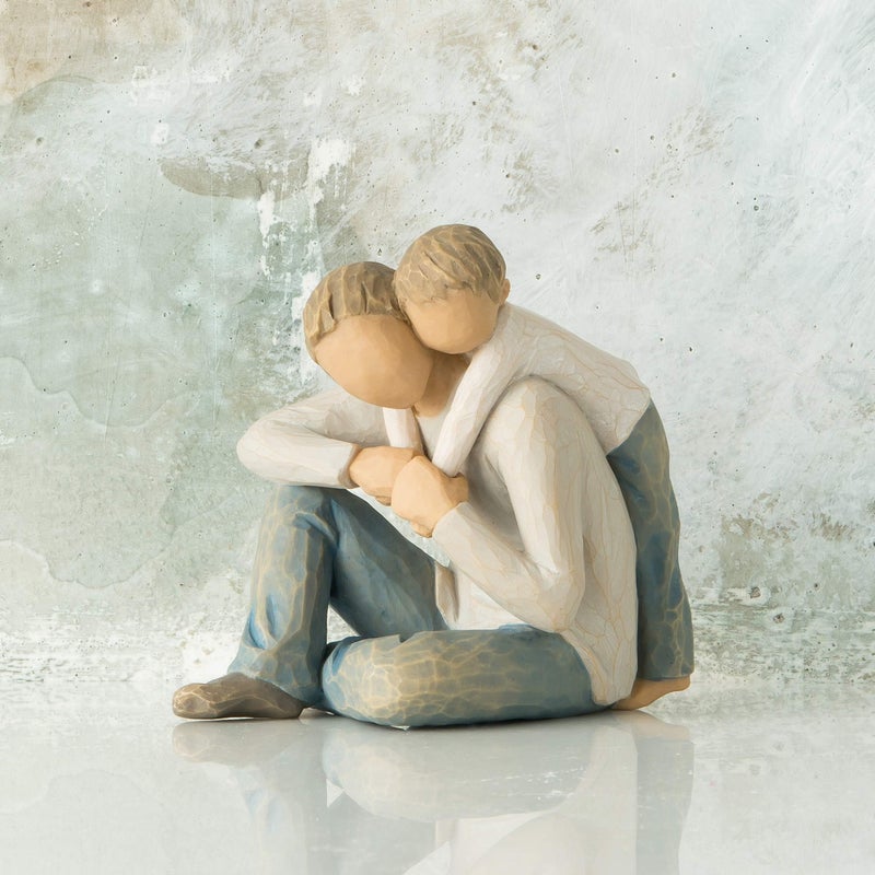 Willow Tree That's My Dad, My Favorite time is time with You, Shows Loving and Playful Relationship Between Father and Son, or Grandfather and Grandson or Brothers, Sculpted Hand-Painted Figure - Image 5